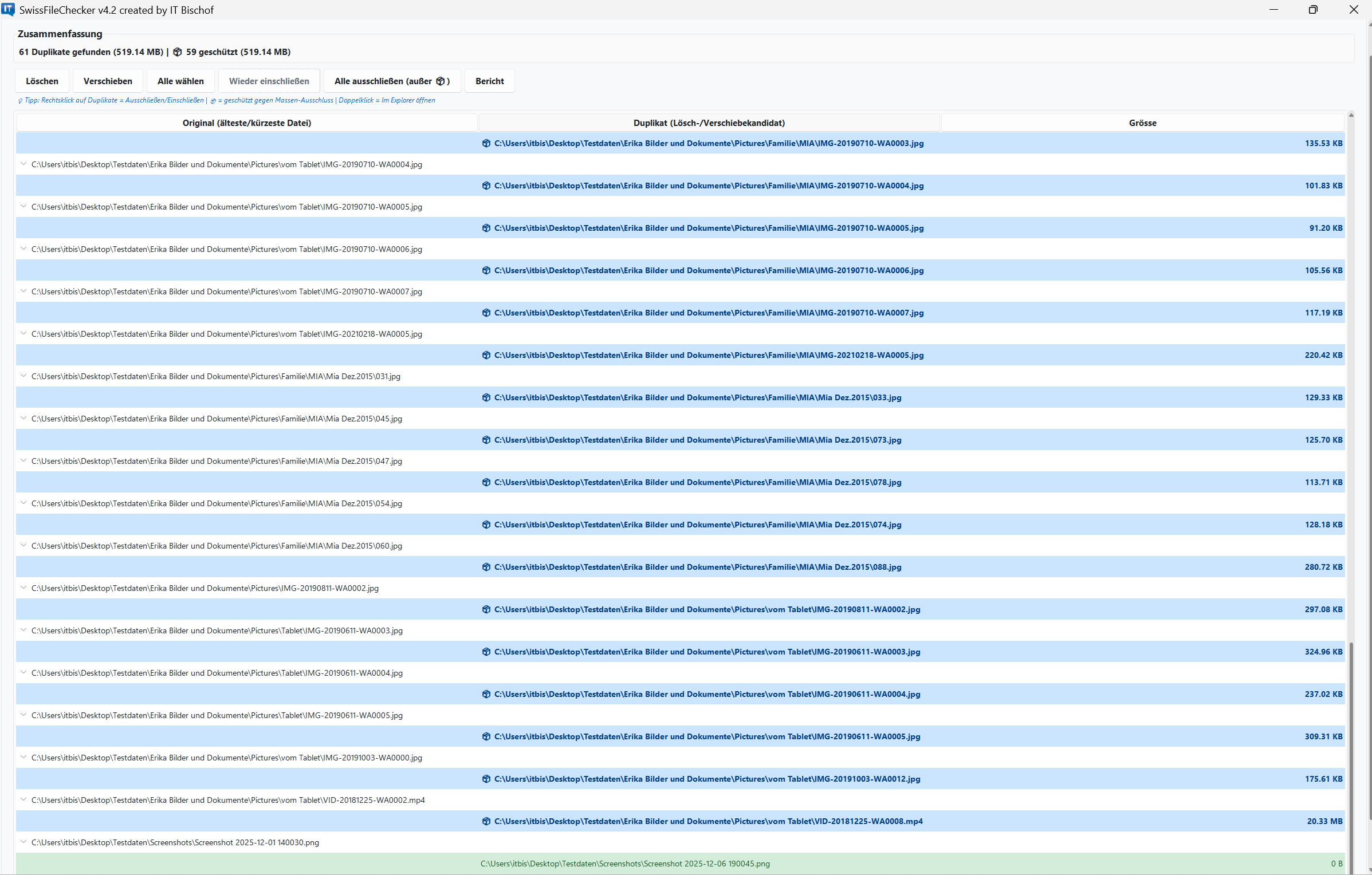 SwissFileChecker Duplikate – Echte Dubletten per Hash-Abgleich finden